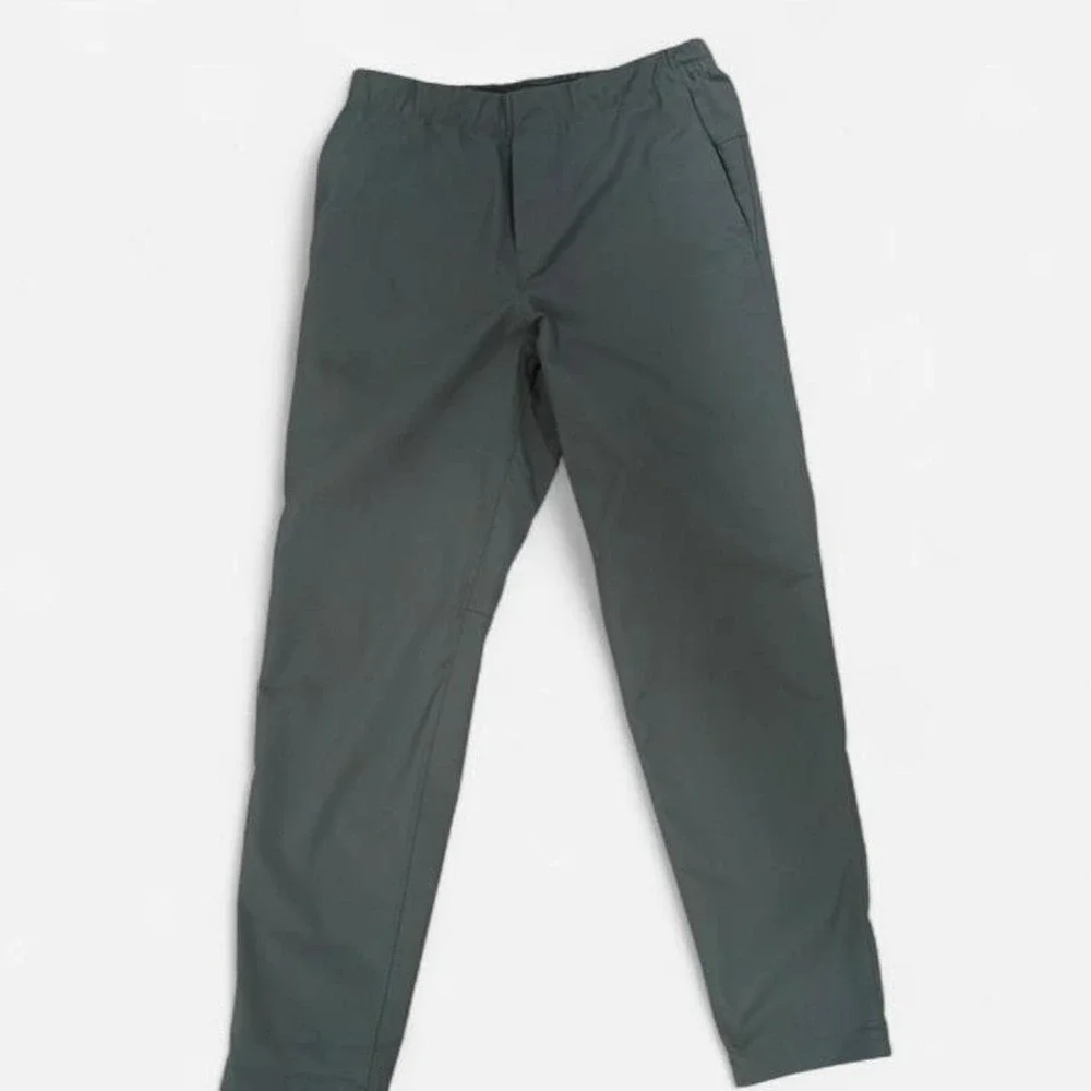 Lululemon Jogger Pants Mens Small Olive Green Stretch Drawstring Athletic